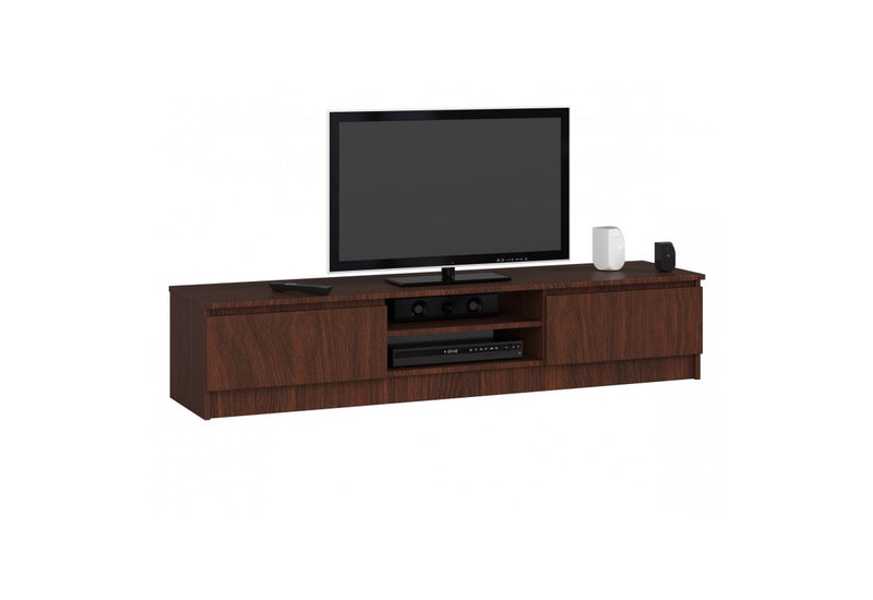 TV stolík RUTH RTV K160 2D1P, 160x33x40, wenge -  - 0