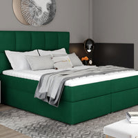 Čalúnená posteľ boxspring BRILLANTE, 140x200, kronos 19 -  - 0