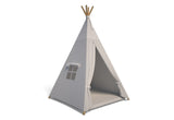 Detský stan TEEPEE, 105x140x105, hviezdy/sivá -  - 0