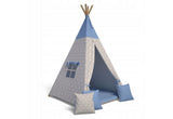 Detský stan TEEPEE, 105x140x105, modrá -  - 0