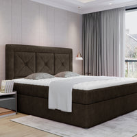 Čalúnená posteľ boxspring FATYMA, 140x200, dora 28 -  - 0