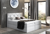 Čalúnená posteľ boxspring DIAMOND + topper, 160x200, fancy 83 -  - 0