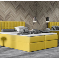 Čalúnená posteľ boxspring CARDIGEN + topper, 120x200, soro 40 -  - 0