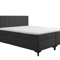 Čalúnená posteľ boxspring CHANTAL + topper, 140x200, muna 10 -  - 0