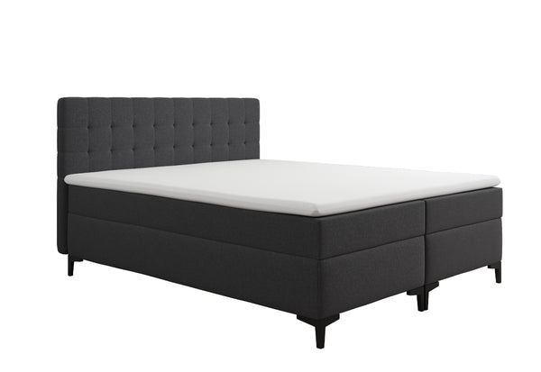 Čalúnená posteľ boxspring CHANTAL + topper, 140x200, muna 10 -  - 0