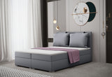 Čalúnená posteľ boxspring DINAMO + topper, 160x200, soro 93 -  - 0