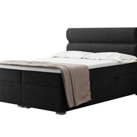 Čalúnená posteľ boxspring FELTA + topper, 120x200, riviera 100 -  - 0