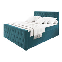 Čalúnená posteľ boxspring FENDI, 140x200, casablanca 13 -  - 0