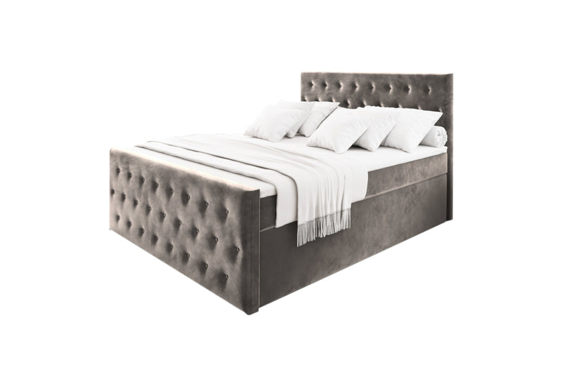 Čalúnená posteľ boxspring FENDI, 140x200, casablanca 14 -  - 0