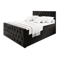 Čalúnená posteľ boxspring FENDI, 140x200, casablanca 16 -  - 0