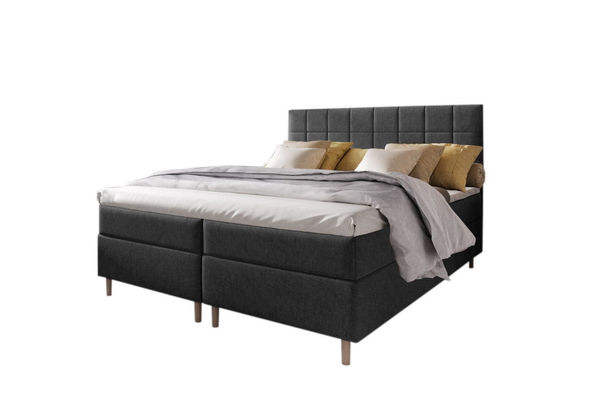 Čalúnená posteľ boxspring SICILIE, 140x200, inari 96 -  - 0