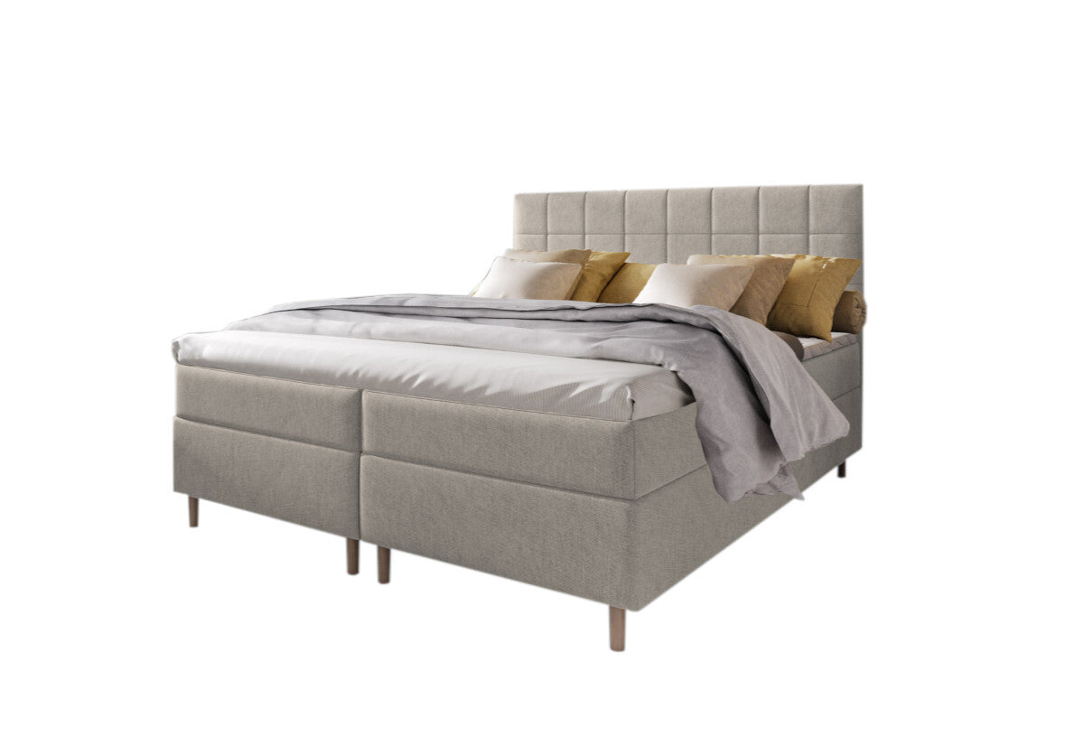 Čalúnená posteľ boxspring SICILIE, 160x200, inari 22 + topper -  - 0