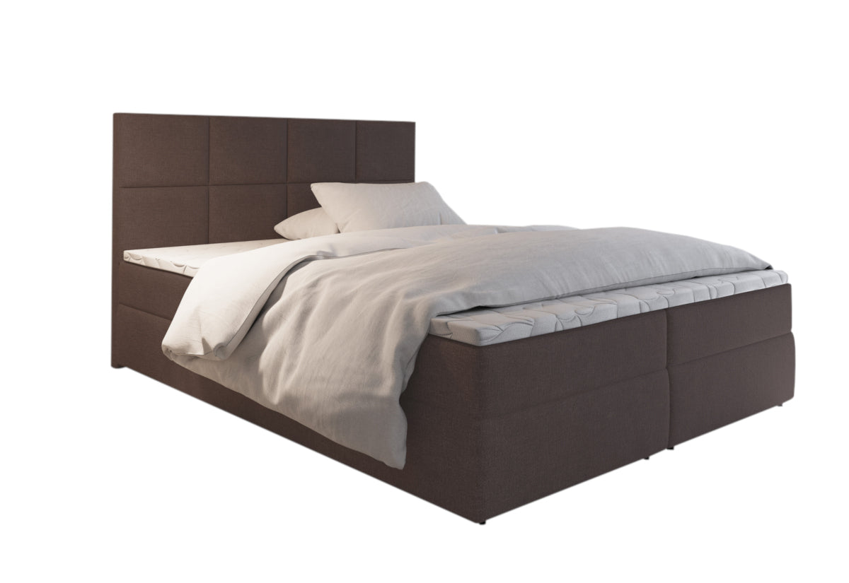 Čalúnená posteľ boxspring LENY, 160x200, Cosmic 800 + topper -  - 0