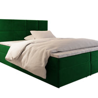 Čalúnená posteľ boxspring LENY, 160x200, kronos 19 + topper -  - 0