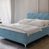 Čalúnená posteľ boxspring MARLO, 140x200, aston 12 -  - 0