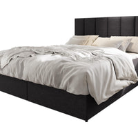 Čalúnená posteľ boxspring KARDI, 140x200, sawana 05 -  - 0