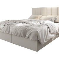 Čalúnená posteľ boxspring KARDI, 140x200, soft 17 -  - 0