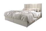 Čalúnená posteľ boxspring KARDI, 140x200, soft 17 + topper -  - 0