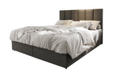 Čalúnená posteľ boxspring KARDI, 160x200, sawana 21 + topper -  - 0