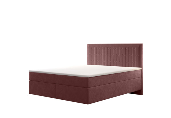 Čalúnená posteľ boxspring SENICA, 200x120, monolith 63 -  - 0