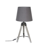 Stolová lampa TRUNO, 26x58, sivá -  - 0