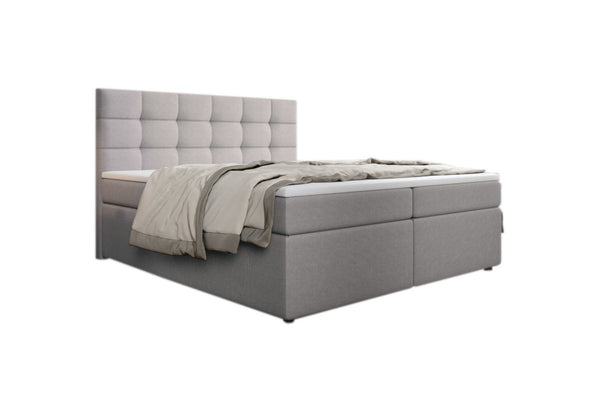 Čalúnená posteľ boxspring SALMA + topper, 140x200, inari 22 -  - 0