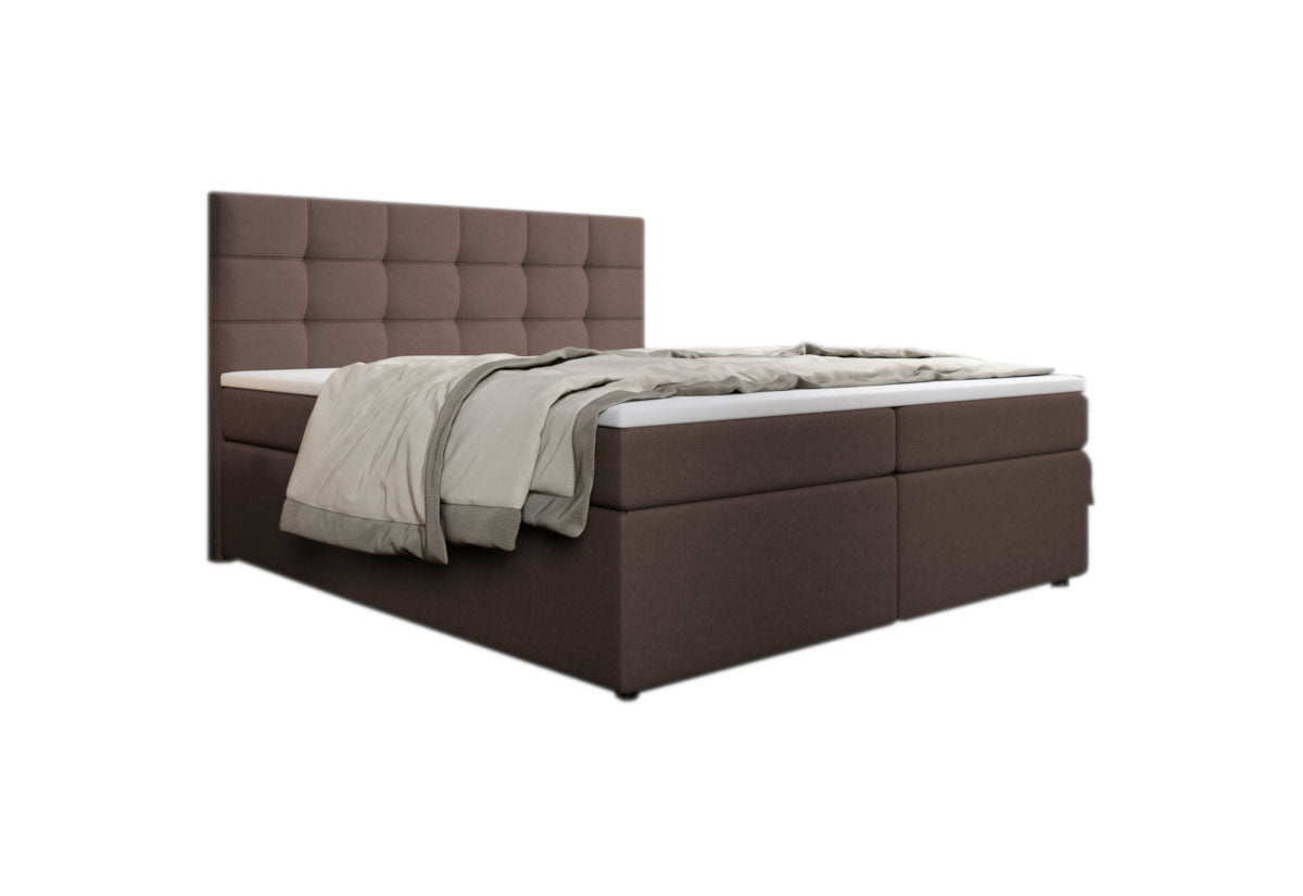 Čalúnená posteľ boxspring SALMA + topper, 140x200, inari 24 -  - 0