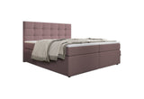 Čalúnená posteľ boxspring SALMA + topper, 140x200, inari 52 -  - 0