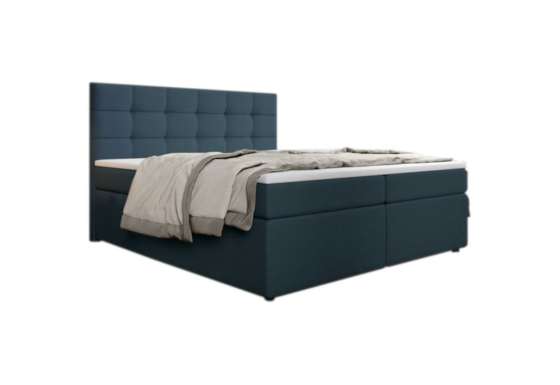 Čalúnená posteľ boxspring SALMA + topper, 140x200, inari 87 -  - 0