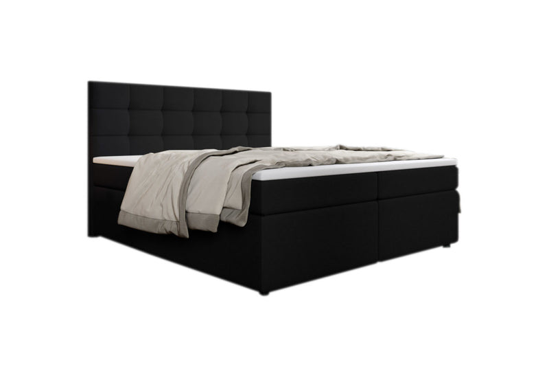 Čalúnená posteľ boxspring SALMA + topper, 180x200, inari 100 -  - 0