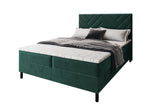 Čalúnená posteľ boxspring ROKOS + topper, 140x200, monolith 37 -  - 0