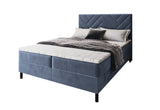 Čalúnená posteľ boxspring ROKOS + topper, 160x200, monolith 70 -  - 0