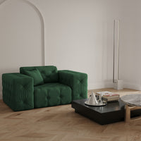 Kreslo MELANA, 121x73x88, opera green -  - 0