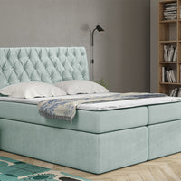 Čalúnená posteľ boxspring LUCA, 120x200, trinity 21 -  - 0