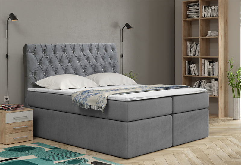 Čalúnená posteľ boxspring LUCA, 180x200, trinity 14 -  - 0