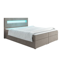 Čalúnená posteľ boxspring LIZA, 140x200, jasmine 22 -  - 0