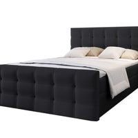 Čalúnená postel Boxspring SAIMON, 160x200, Soft 11 -  - 0