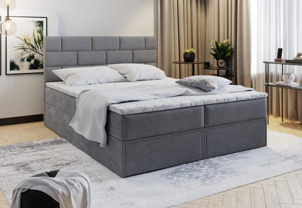 Čalúnená posteľ boxspring MARINOS, 180x200, Aston 17 -  - 0