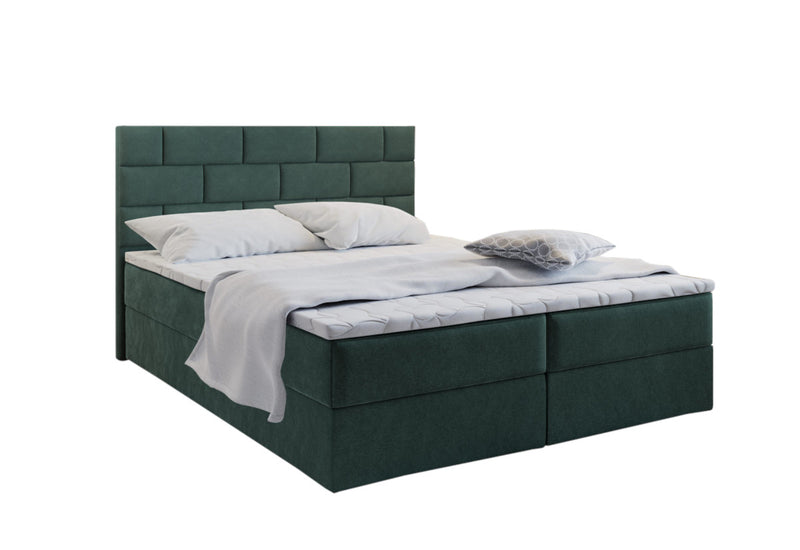 Čalúnená posteľ boxspring PERLA, 140x200, aston 27 -  - 0