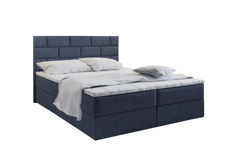 Čalúnená posteľ boxspring PERLA, 140x200, inari 80 -  - 0