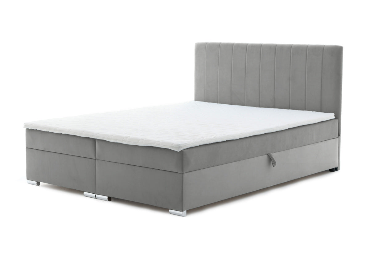 Čalúnená posteľ boxspring WILDE + topper, 160x200, trinity 14 -  - 0