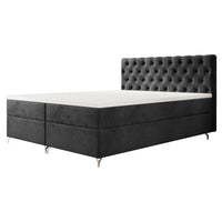 Čalúnená posteľ boxspring FESTER 2, 140x200, Monolith 97 -  - 0