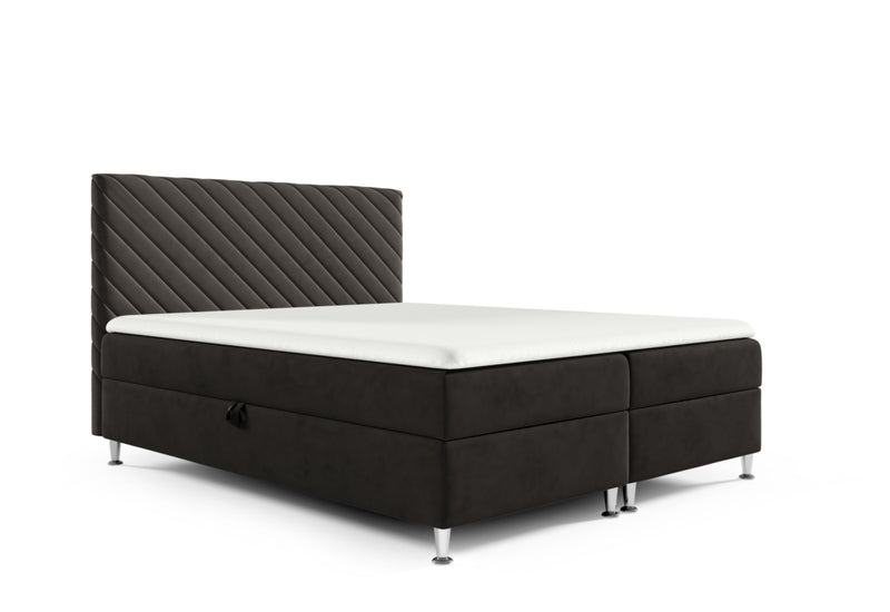 Čalúnená posteľ boxspring TEX 2, 160x200, Fresh 06 -  - 0