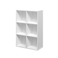 Regál JENA 2, 64,8x96,4x30, biela -  - 0