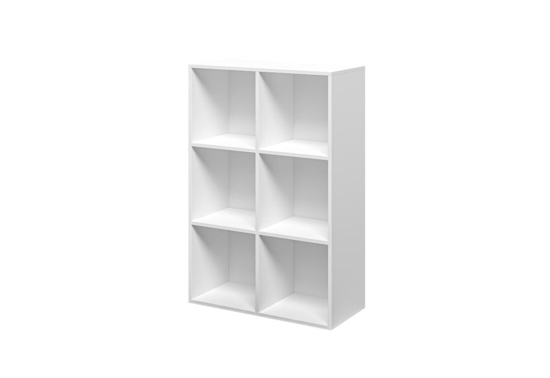 Regál JENA 2, 64,8x96,4x30, biela -  - 0