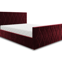 Čalúnená posteľ boxspring ADELINE, 140x200, itaka 34 -  - 0