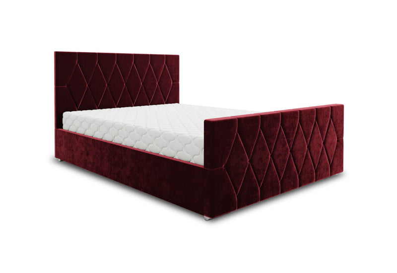 Čalúnená posteľ boxspring ADELINE, 140x200, itaka 34 -  - 0