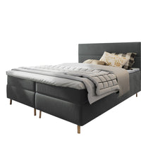 Čalúnená posteľ boxspring LANTA, 140x200,  kronos 15 -  - 0