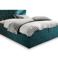 Čalúnená posteľ boxspring IRANA, 140x200,  magic velvet 2221 -  - 0