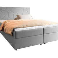 Čalúnená posteľ boxspring LADO, 140x200, inari 91 -  - 0